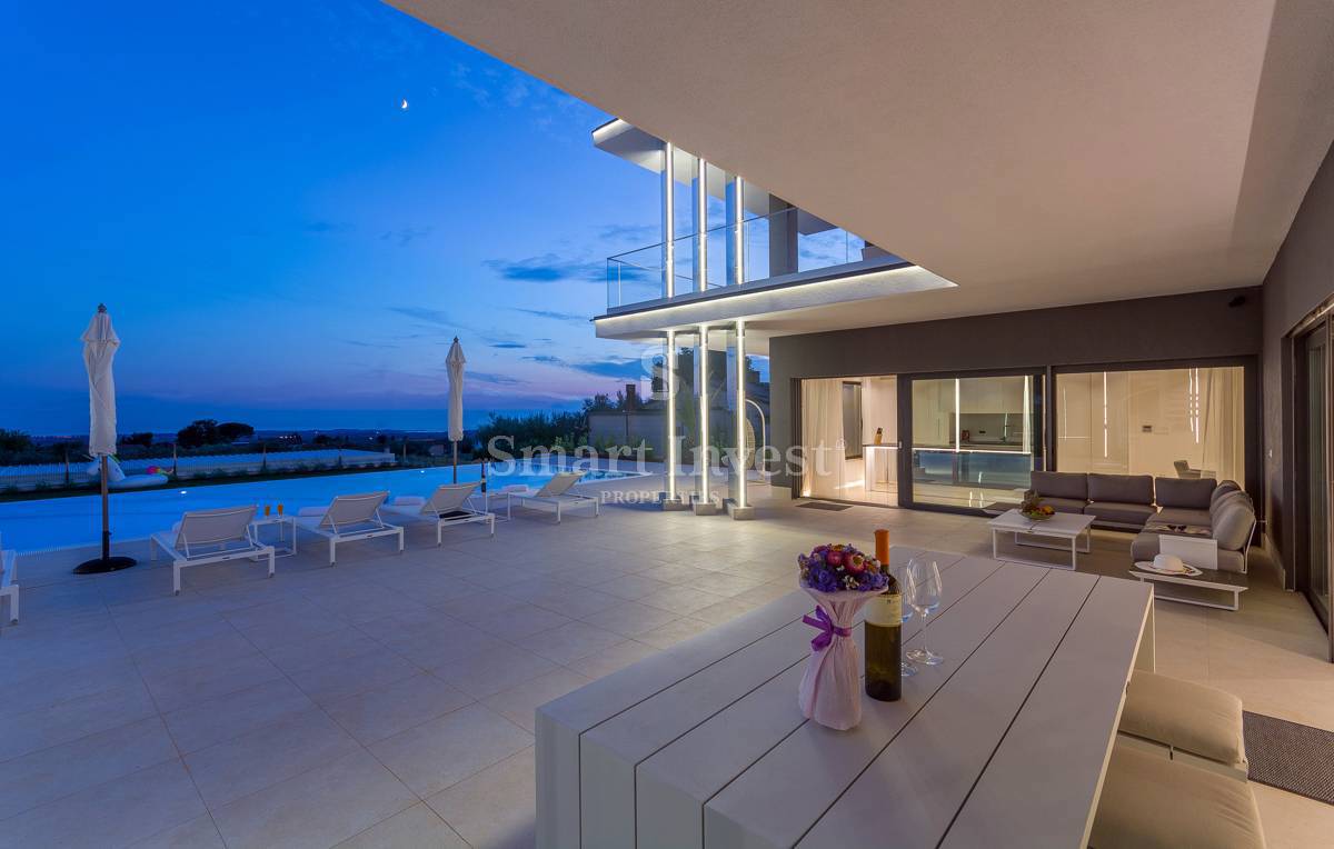 ISTRIA - POREČ, EXCLUSIVE DESIGN VILLA WITH SEA VIEW