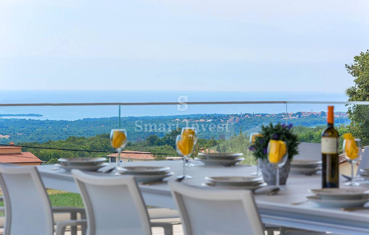ISTRIA - POREČ, EXCLUSIVE DESIGN VILLA WITH SEA VIEW
