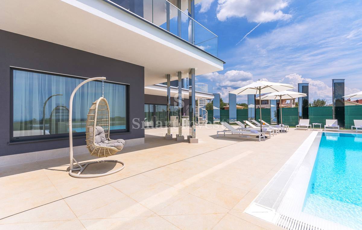 ISTRIA - POREČ, EXCLUSIVE DESIGN VILLA WITH SEA VIEW
