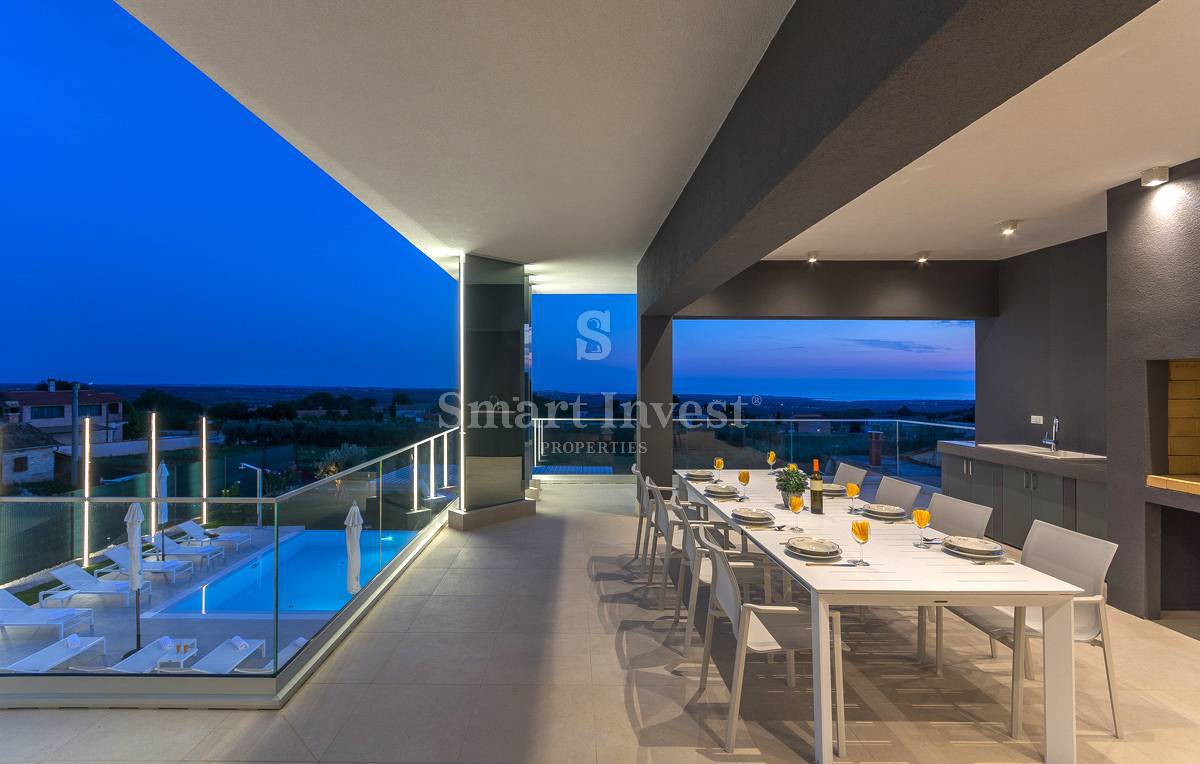 ISTRIA - POREČ, EXCLUSIVE DESIGN VILLA WITH SEA VIEW
