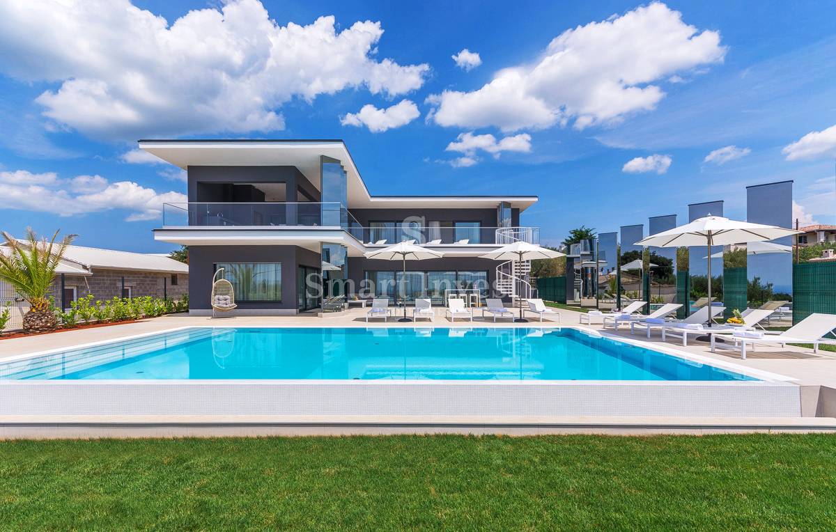 ISTRIA - POREČ, EXCLUSIVE DESIGN VILLA WITH SEA VIEW