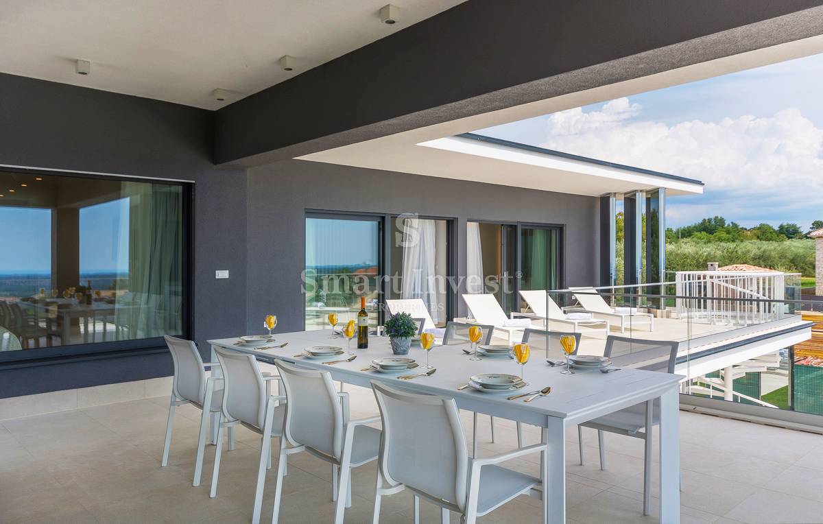 ISTRIA - POREČ, EXCLUSIVE DESIGN VILLA WITH SEA VIEW