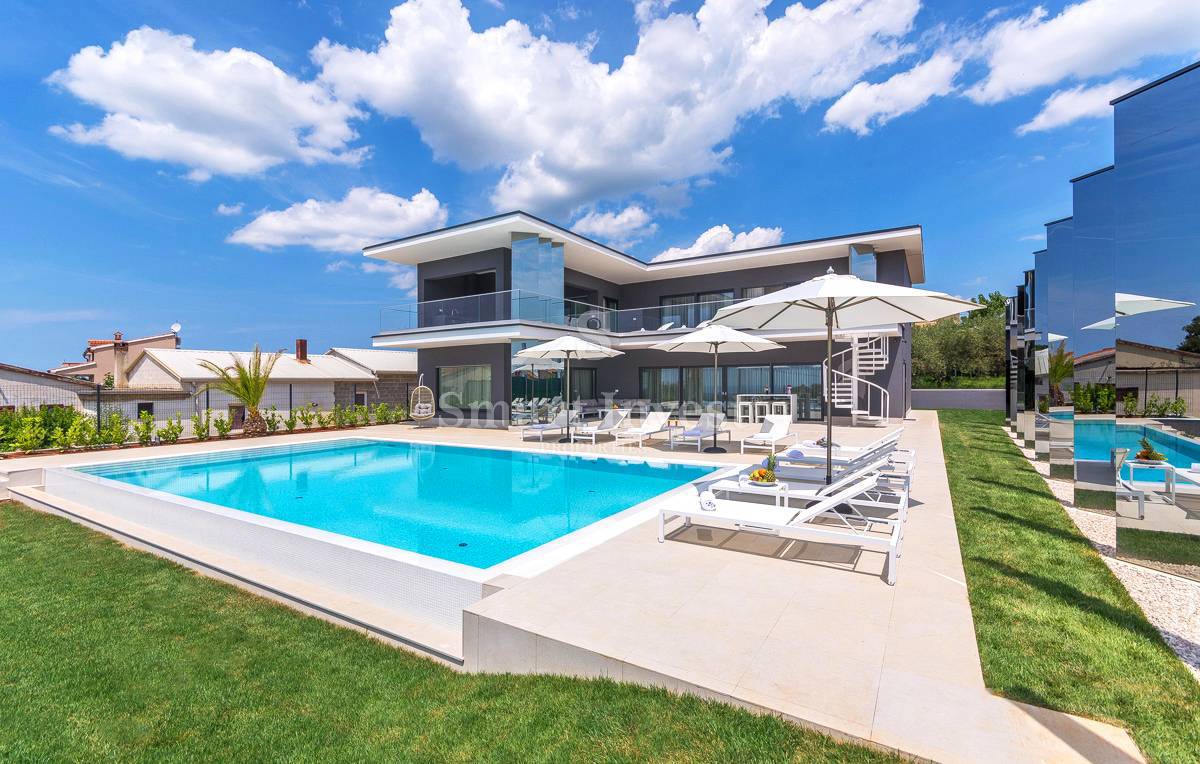 ISTRIA - POREČ, EXCLUSIVE DESIGN VILLA WITH SEA VIEW