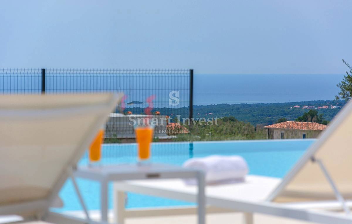 ISTRIA - POREČ, EXCLUSIVE DESIGN VILLA WITH SEA VIEW