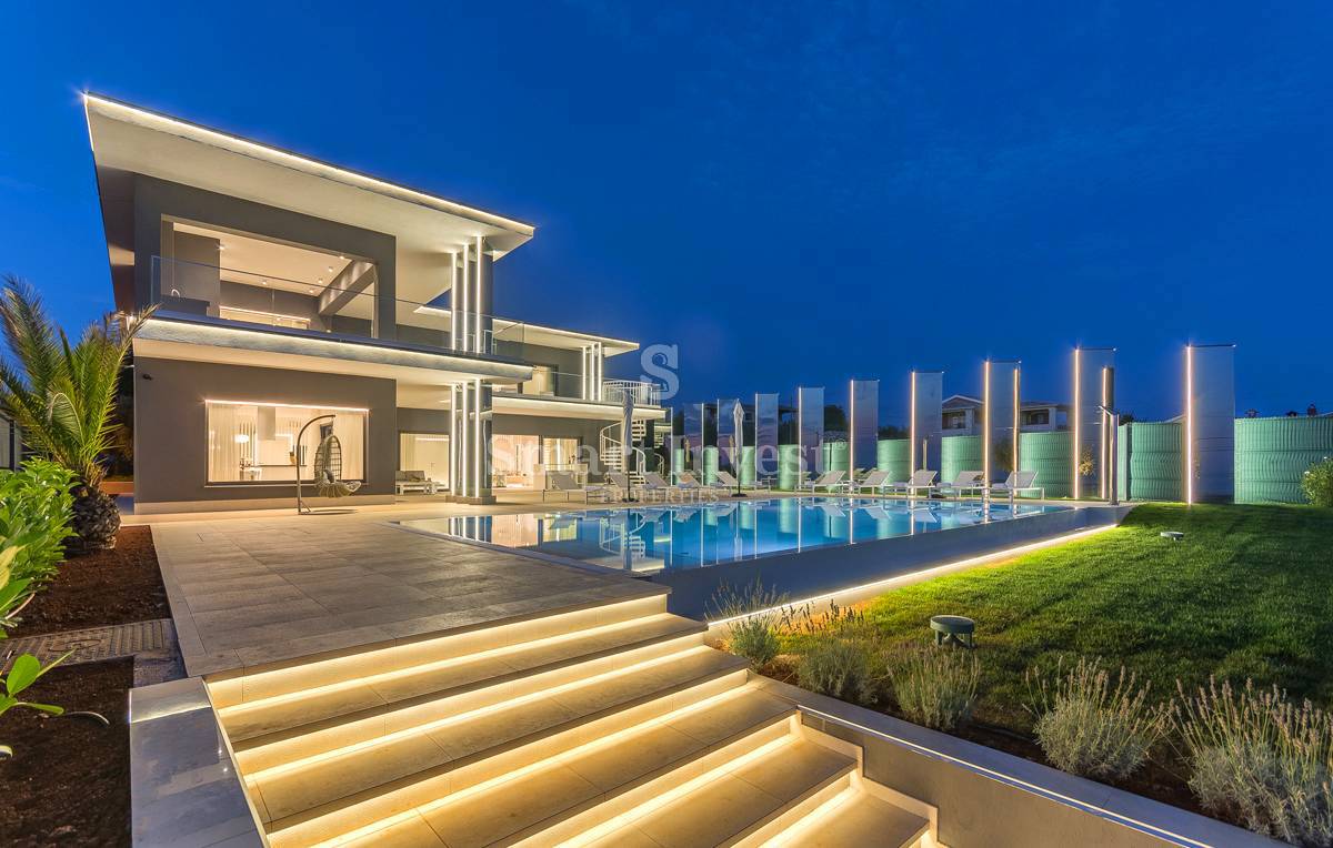 ISTRIA - POREČ, EXCLUSIVE DESIGN VILLA WITH SEA VIEW