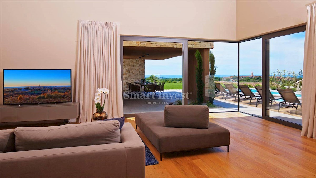 ISTRIA - BRTONIGLA, EXCLUSIVE 6-BEDROOMS VILLA, AMAZING SEA VIEW