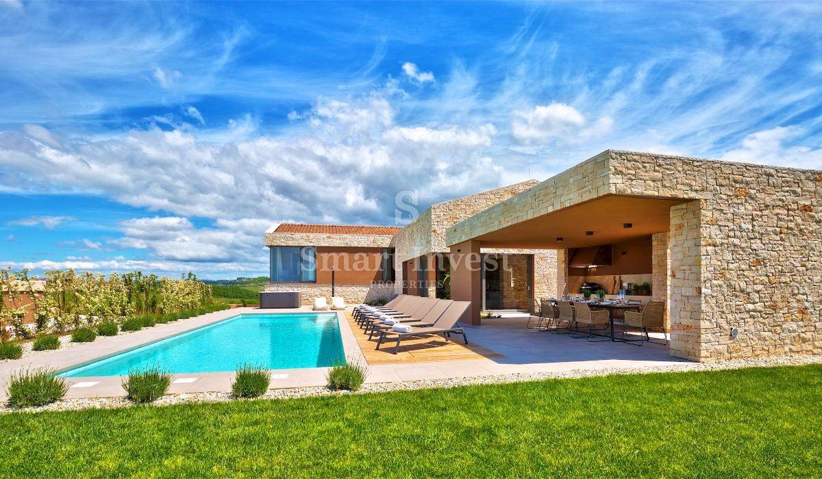 ISTRIA - BRTONIGLA, EXCLUSIVE 6-BEDROOMS VILLA, AMAZING SEA VIEW