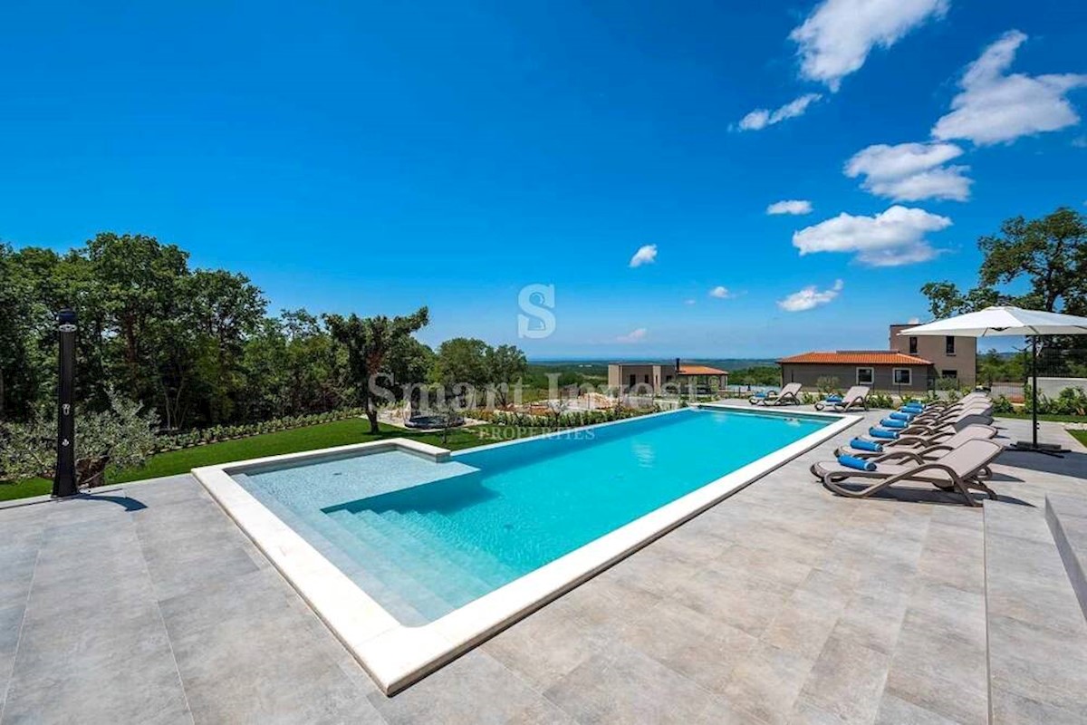 ISTRIA - VIŽINADA, LUXURY RUSTIC VILLA WITH SEA VIEW