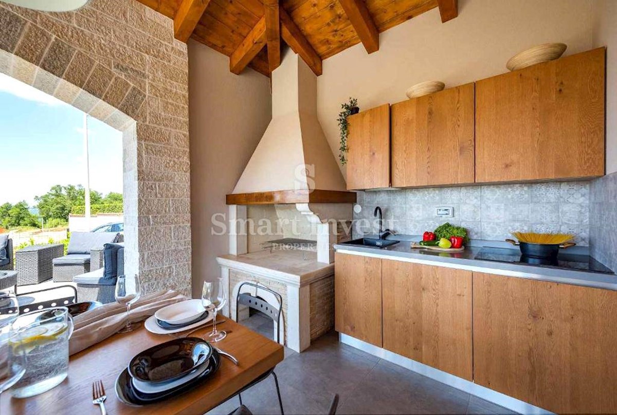 ISTRIA - VIŽINADA, LUXURY RUSTIC VILLA WITH SEA VIEW