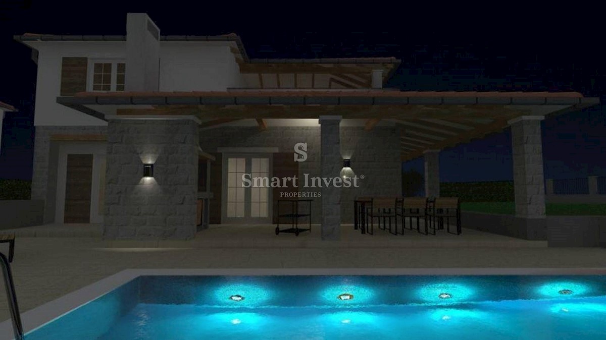 ISTRIA - SVETVINČENAT, NEW 3-BEDROOMS VILLA WITH POOL