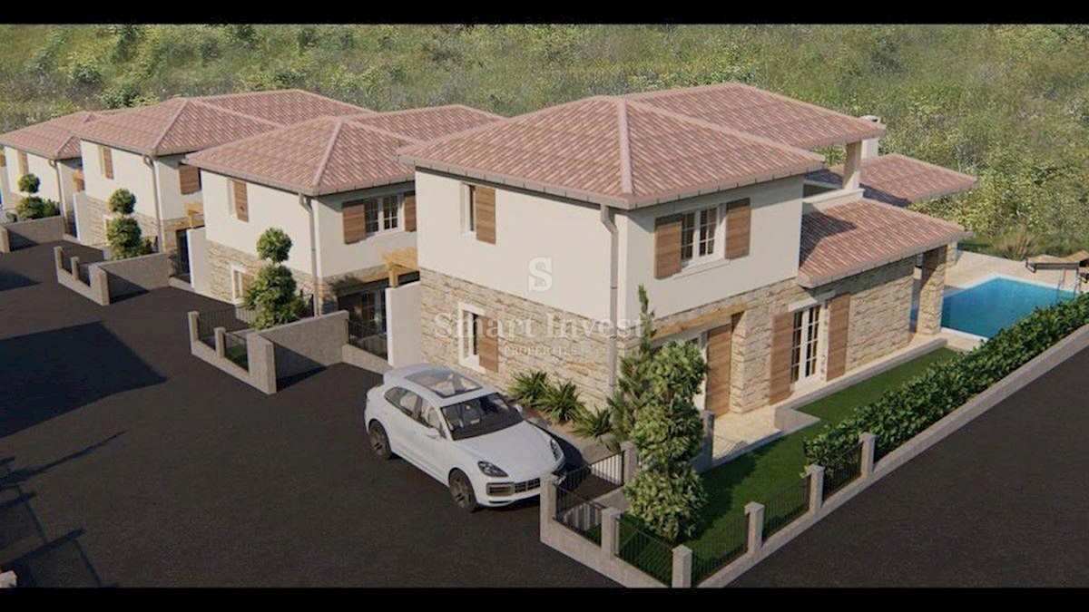 ISTRIA - SVETVINČENAT, NEW 3-BEDROOMS VILLA WITH POOL