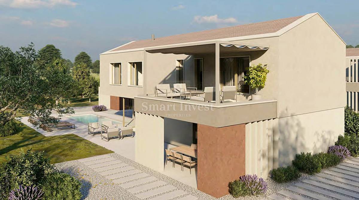 ISTRIA - LABIN, villa moderna con piscina e ampio giardino (P1)