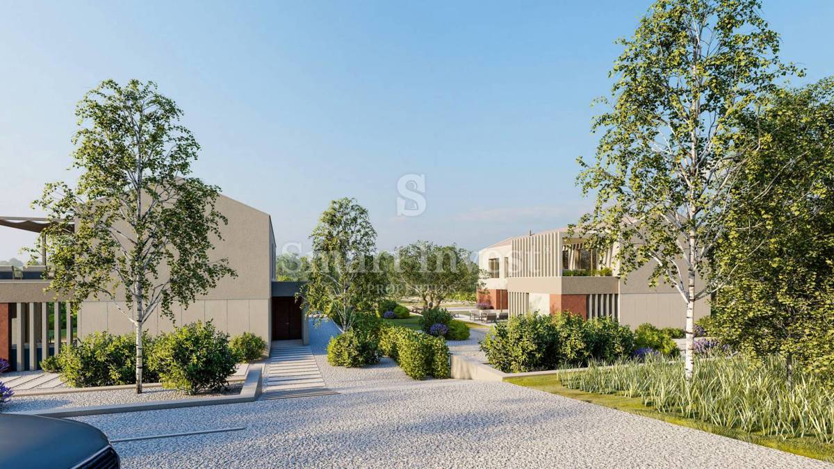 ISTRIA - LABIN, villa moderna con piscina e ampio giardino (P1)