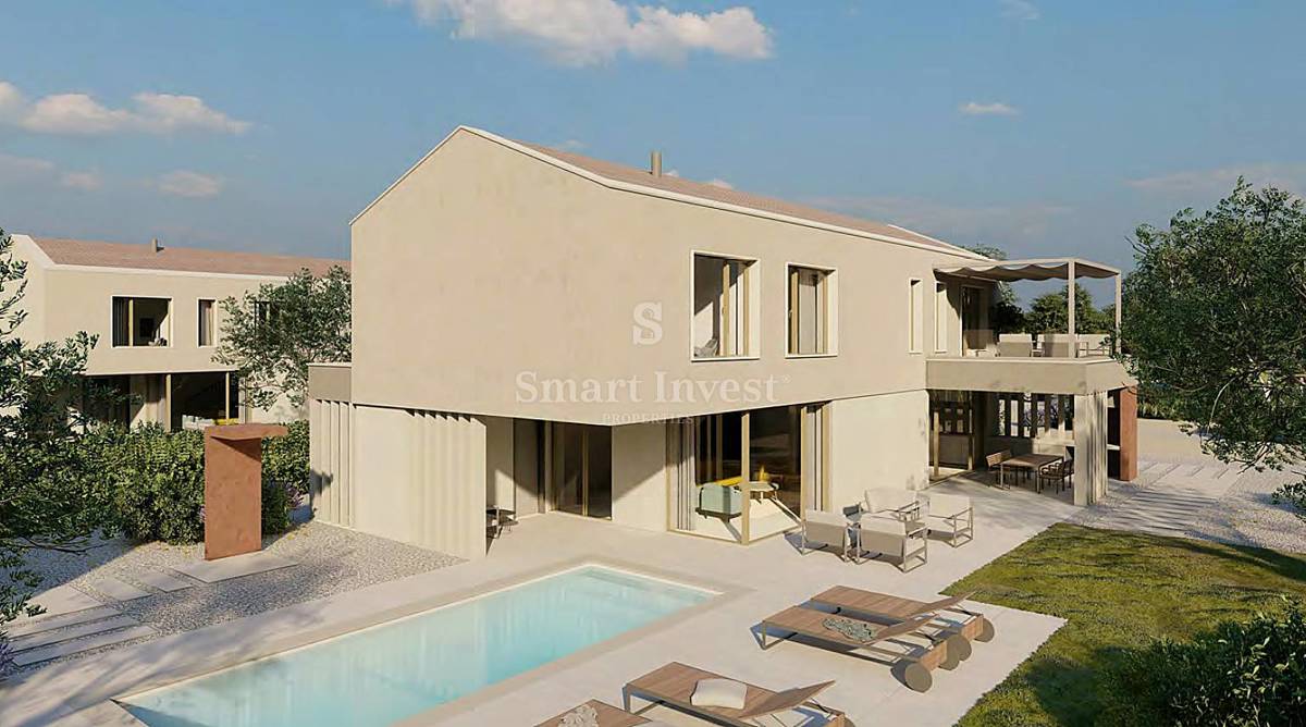 ISTRIA - LABIN, villa moderna con piscina e ampio giardino (P1)