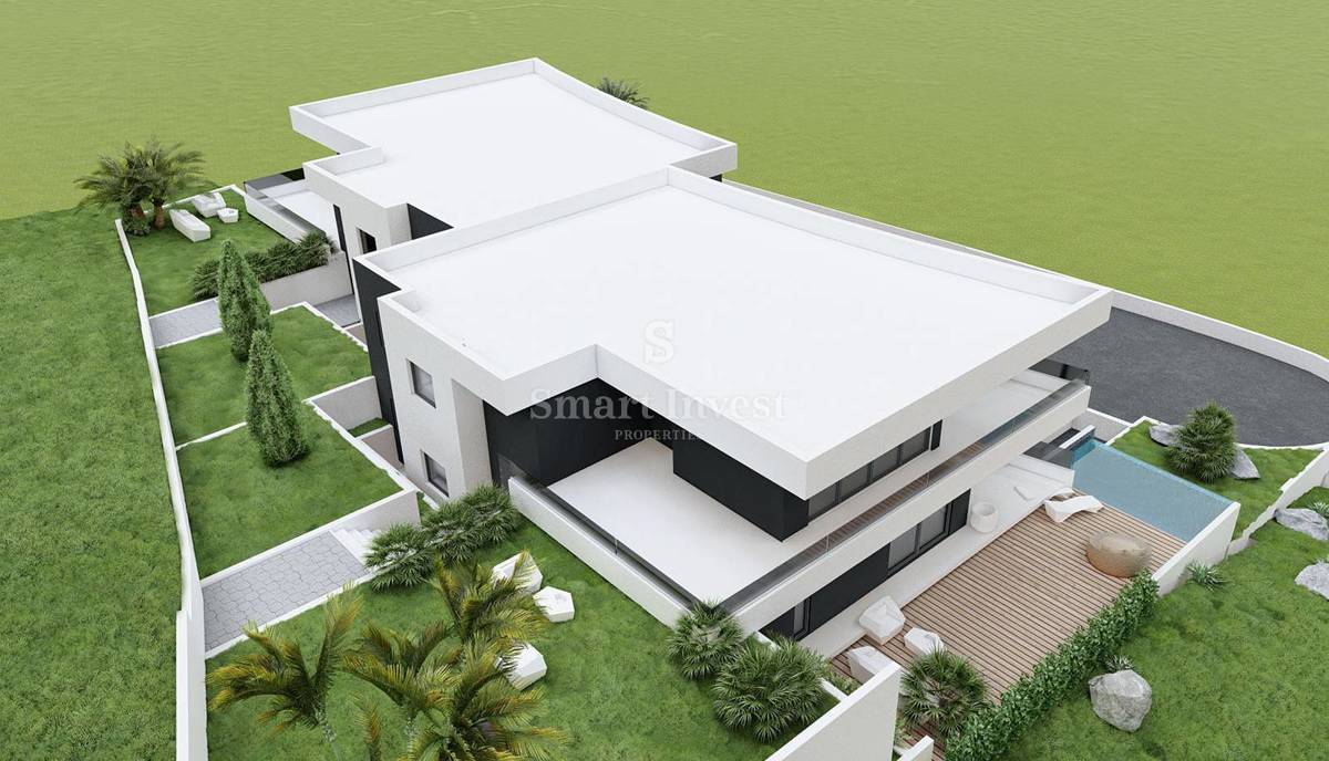 LOVRAN, nuovo appartamento di lusso con giardino e vista mare