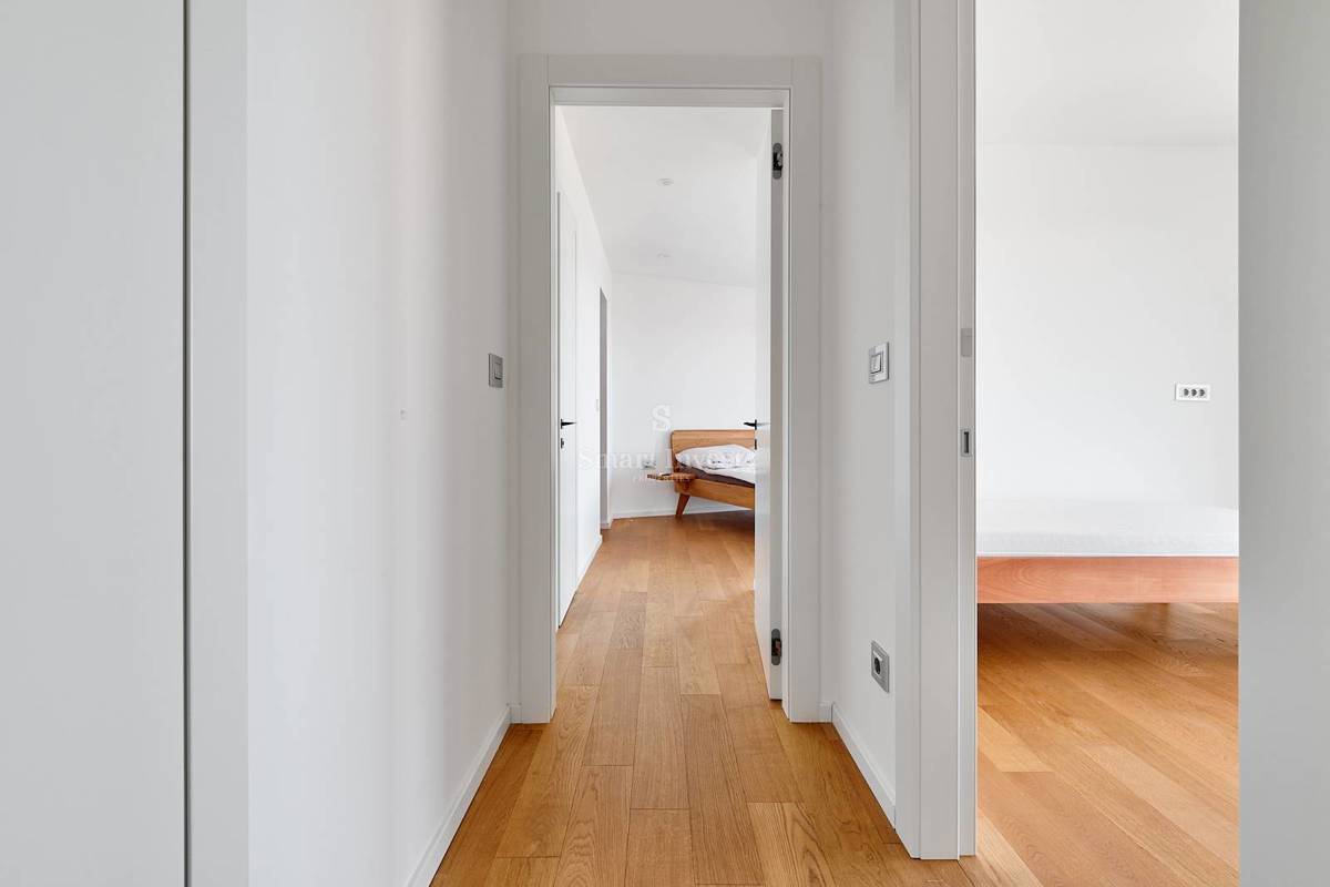 ABBAZIA, appartamento con piscina e vista mare