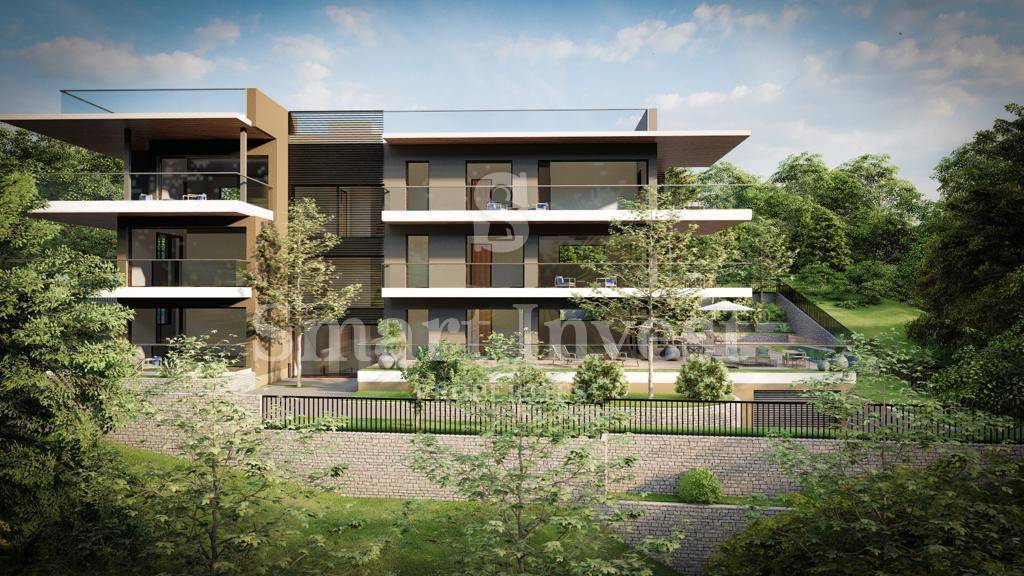 RIJEKA - BIVIO, lussuoso appartamento trilocale con vista mare in un nuovo edificio (S4)