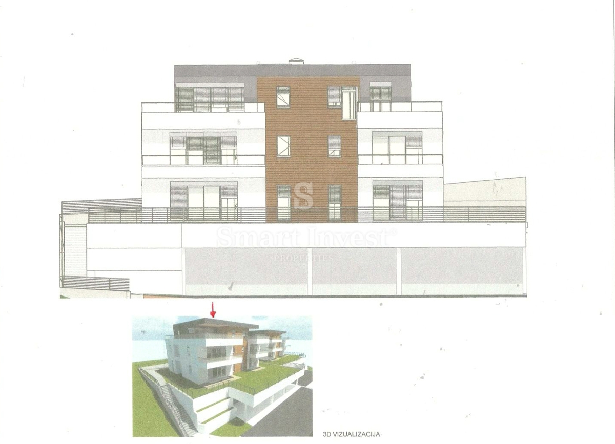 FIUME - BIVIO, terreno con permesso di costruire per 5 appartamenti