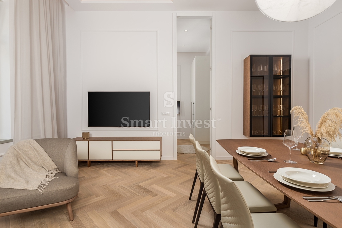 ABBAZIA – CENTRO, lussuoso appartamento fronte mare con terrazza in villa ristrutturata