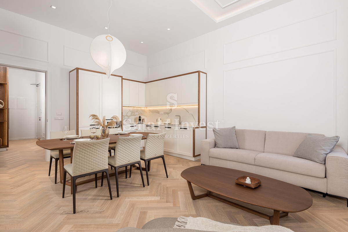 ABBAZIA – CENTRO, lussuoso appartamento fronte mare con terrazza in villa ristrutturata