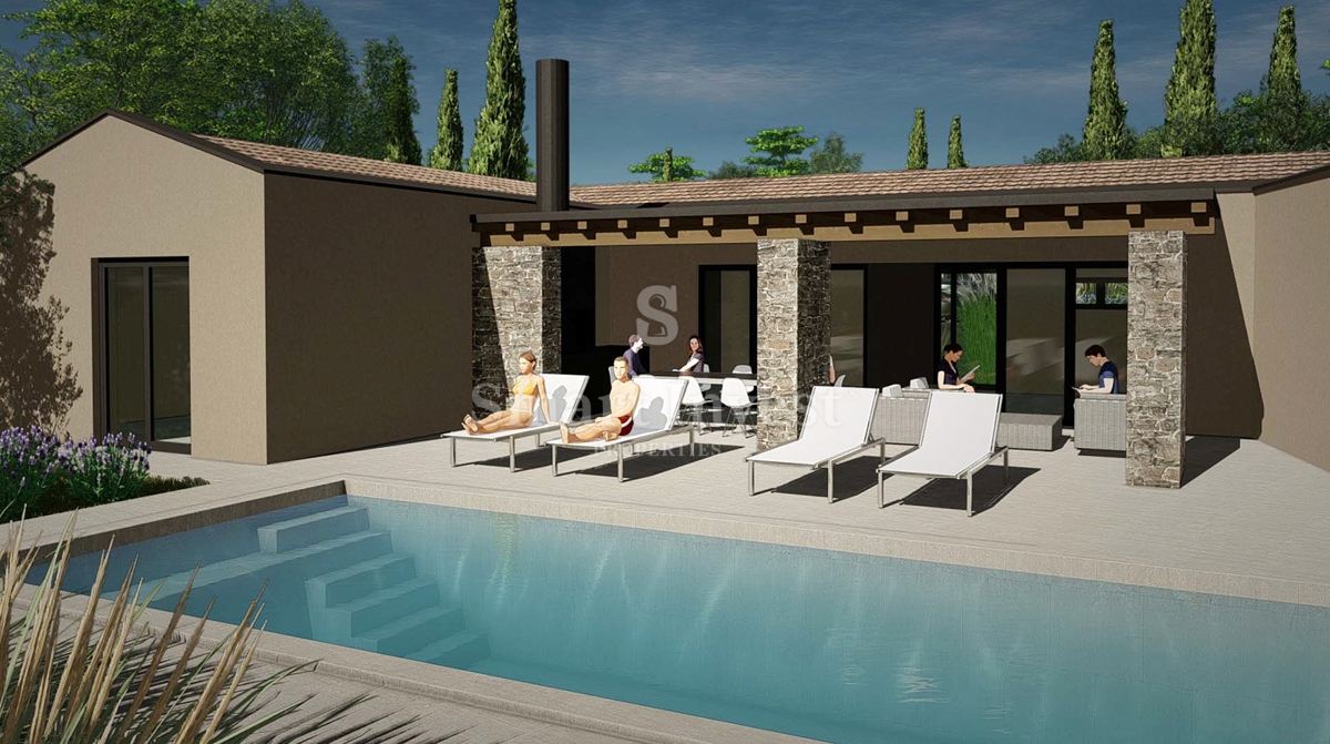 Terreno Bazgalji, Gračišće, 1.100m2