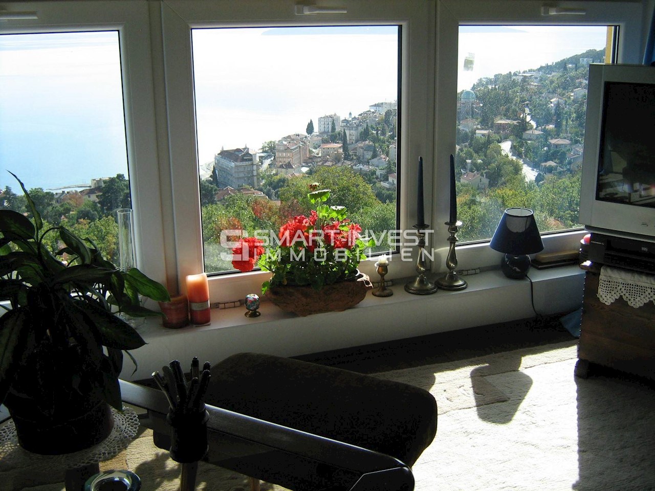 OPATIJA, 2-bedrooms apartment of 78 m2 with sea view and parking