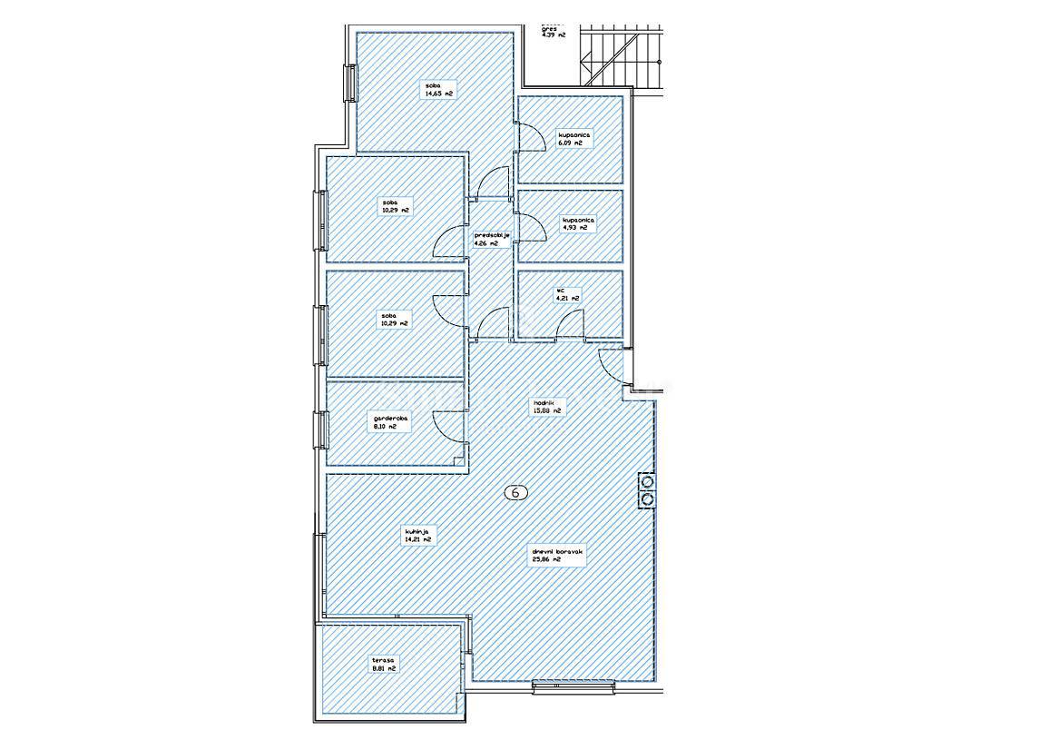 OPATIJA - CENTER, 3-BEDROOMS APARTMENT WITH SEA VIEW AND GARAGE
