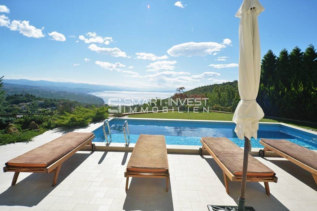 OPATIJA - RUKAVAC, EXCLUSIVE VILLA WITH PANORAMIC SEA VIEW