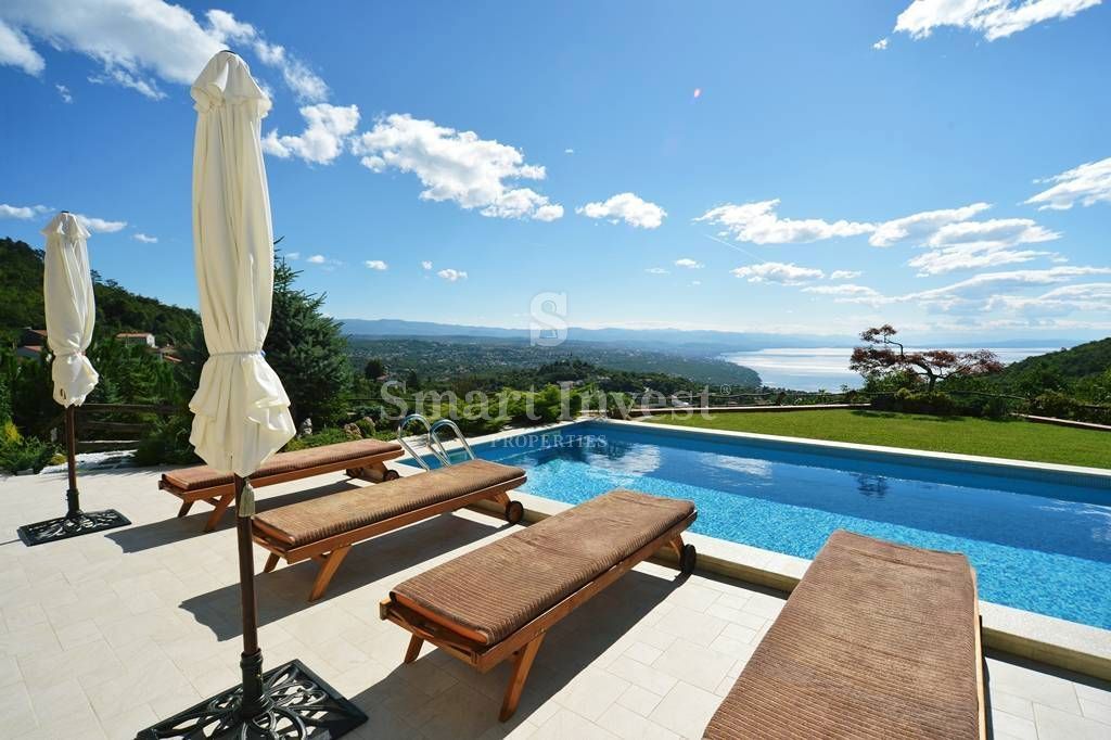 OPATIJA - RUKAVAC, EXCLUSIVE VILLA WITH PANORAMIC SEA VIEW