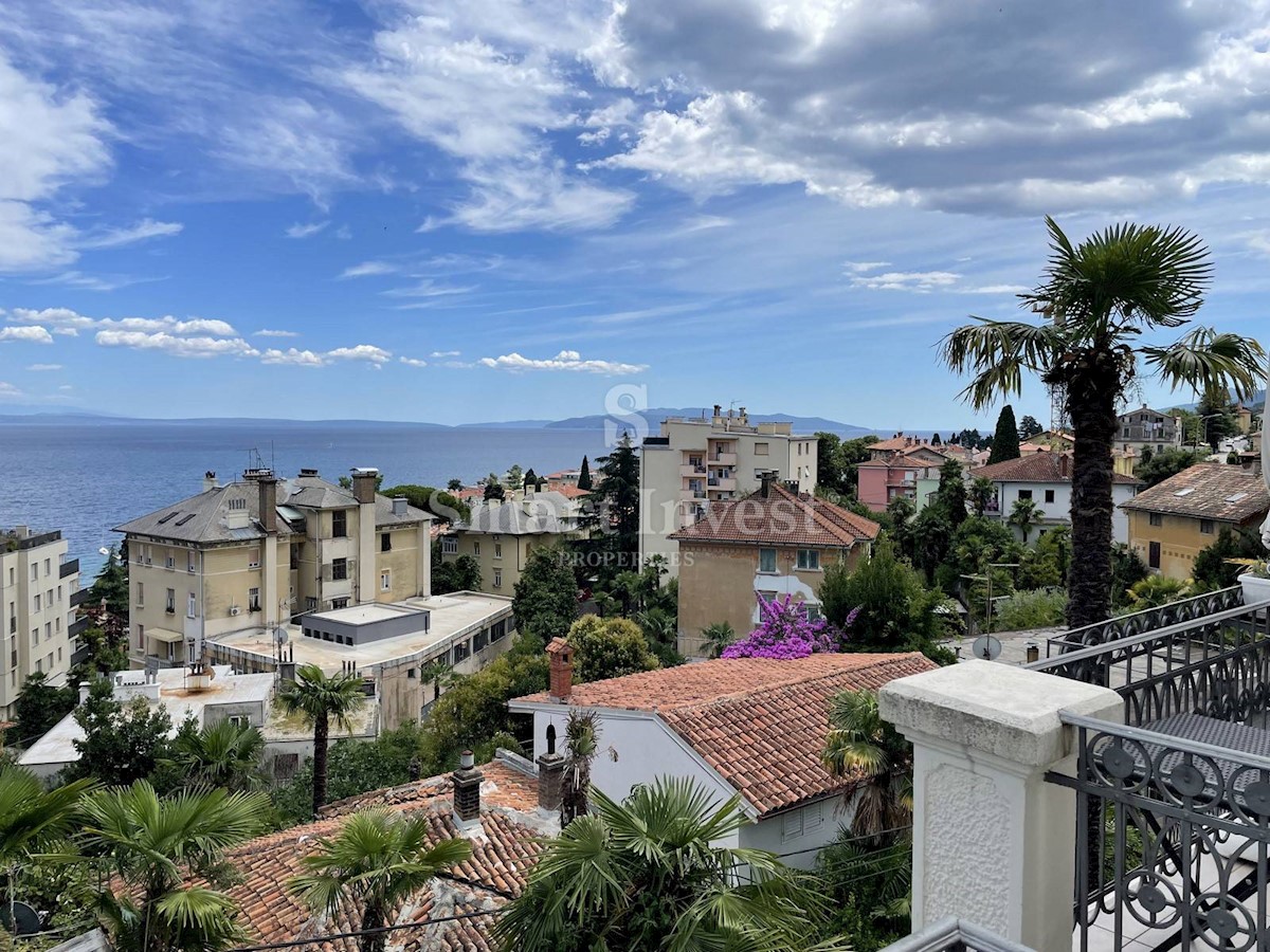 OPATIJA, 3-bedrooms apartment with sea view and parking