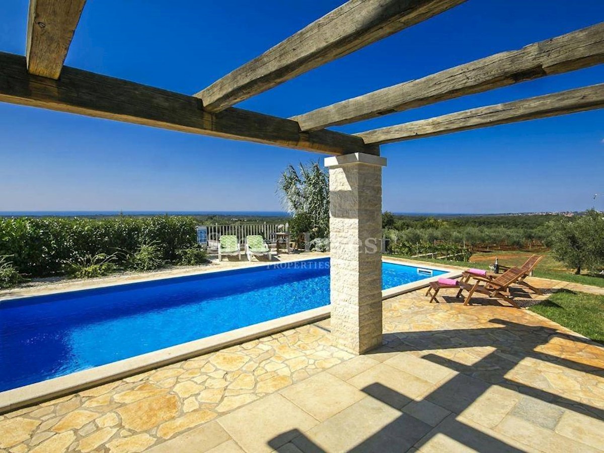 ISTRIA - POREČ vicinity, 3-BEDROOMS VILLA WITH PANORAMIC SEA VIEW