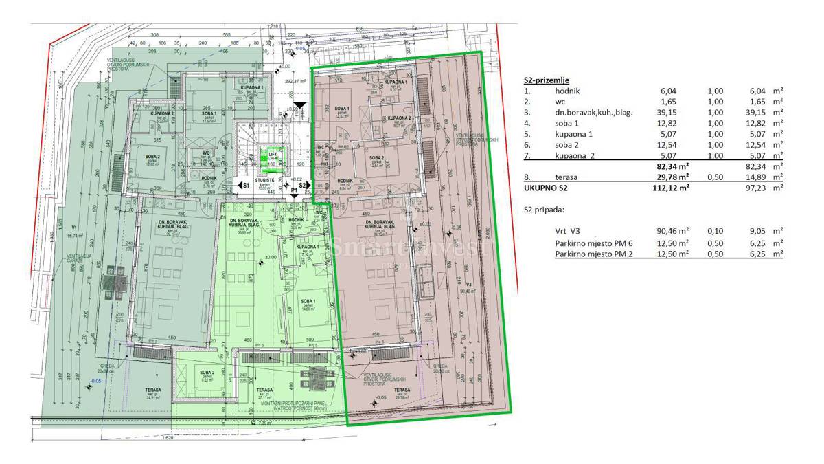 ABBAZIA, appartamento trilocale con vista mare e piscina comune
