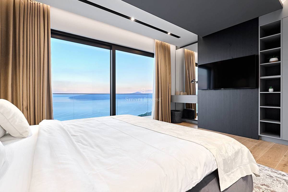 RIVIERA DI OPATIJA, Moderna villa di lusso con vista mare, in vendita