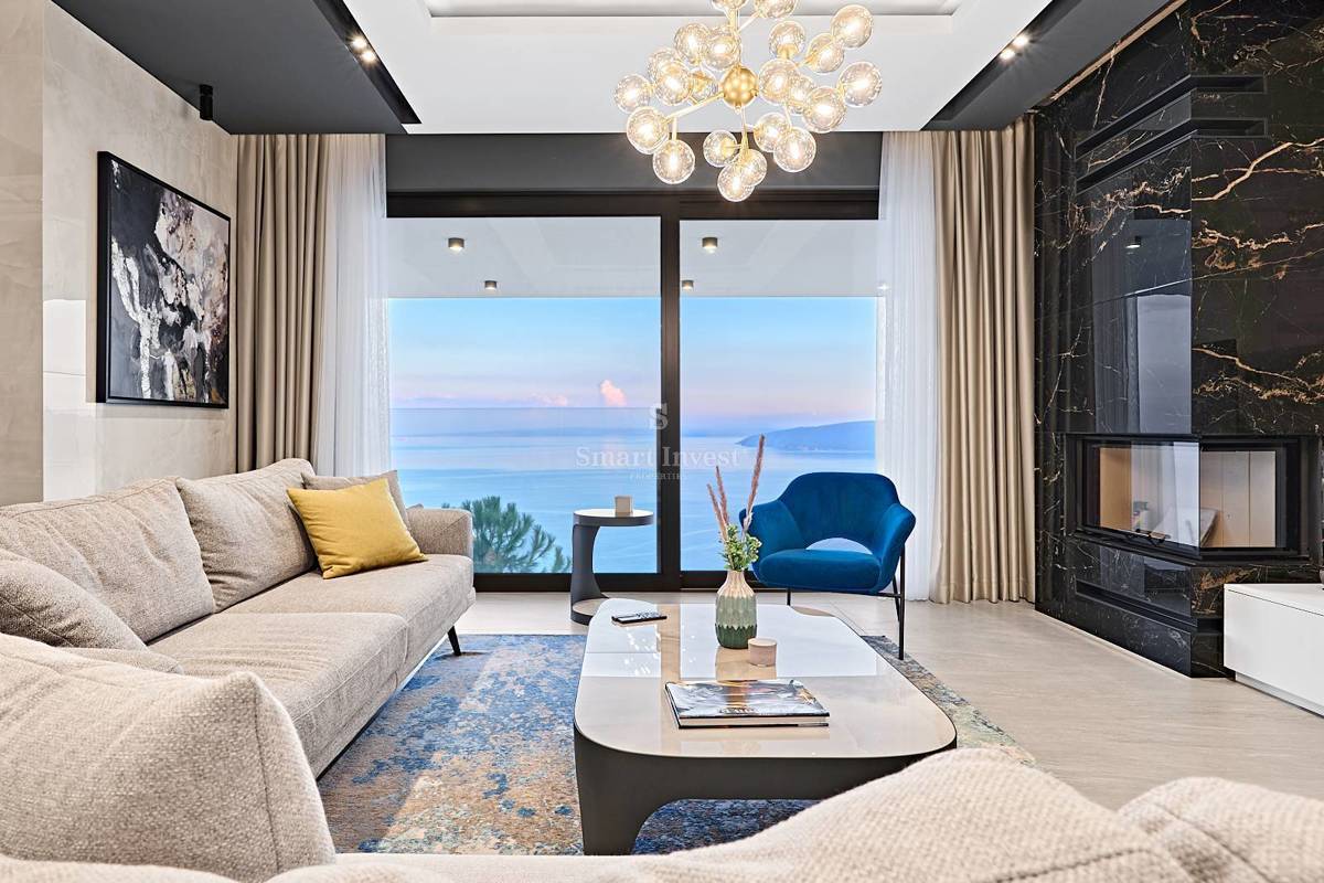 RIVIERA DI OPATIJA, Moderna villa di lusso con vista mare, in vendita