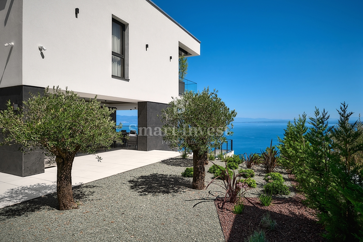 RIVIERA DI OPATIJA, Moderna villa di lusso con vista mare, in vendita