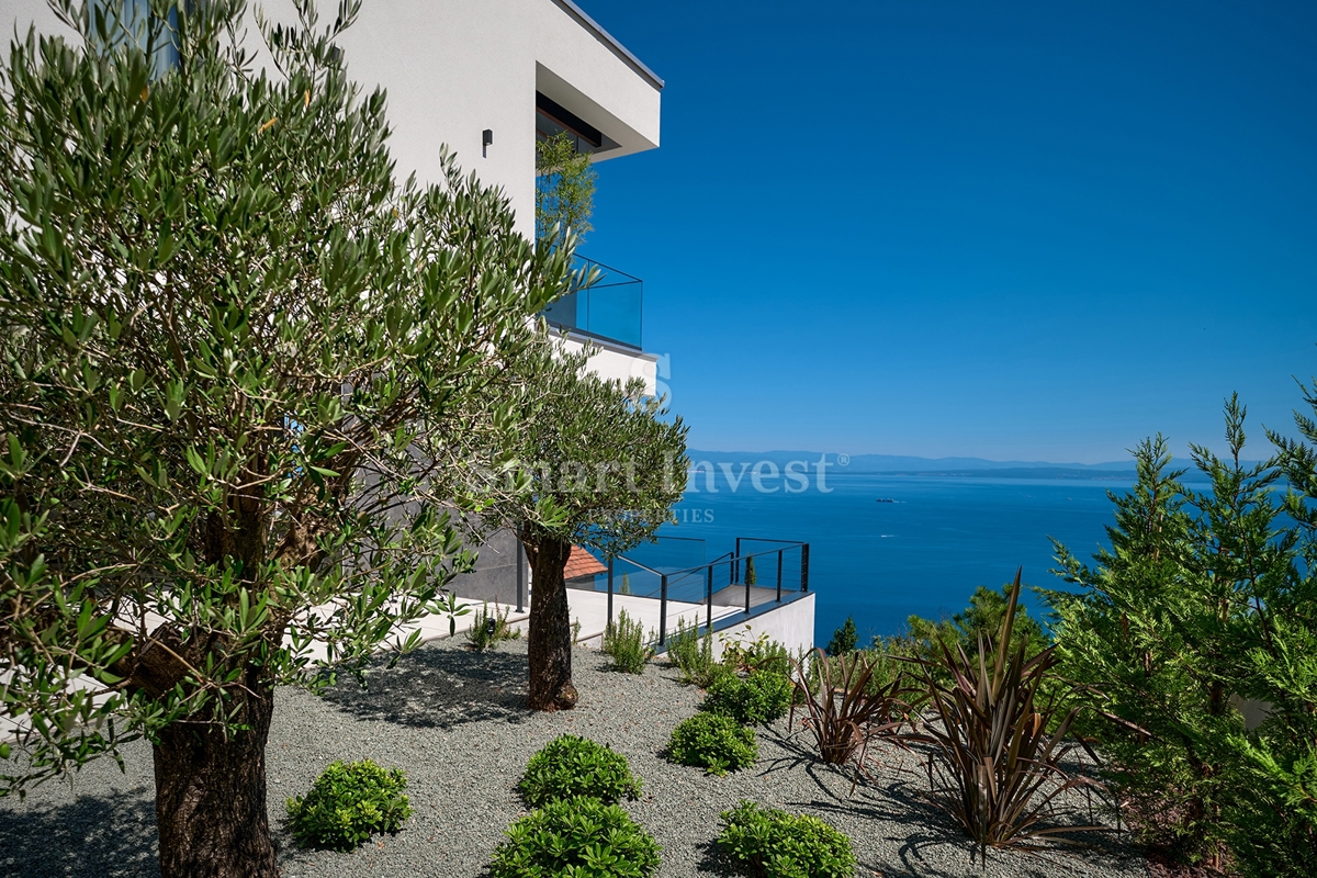 RIVIERA DI OPATIJA, Moderna villa di lusso con vista mare, in vendita