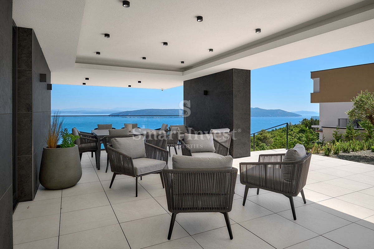 RIVIERA DI OPATIJA, Moderna villa di lusso con vista mare, in vendita