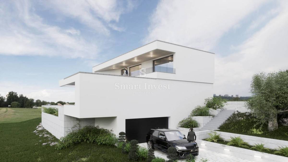 OPATIJA - VEPRINAC, villa moderna con piscina e vista panoramica sul mare