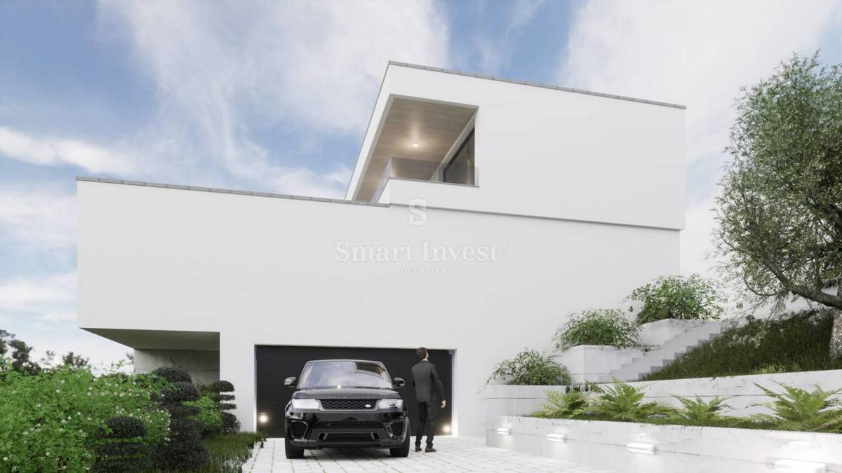 OPATIJA - VEPRINAC, villa moderna con piscina e vista panoramica sul mare