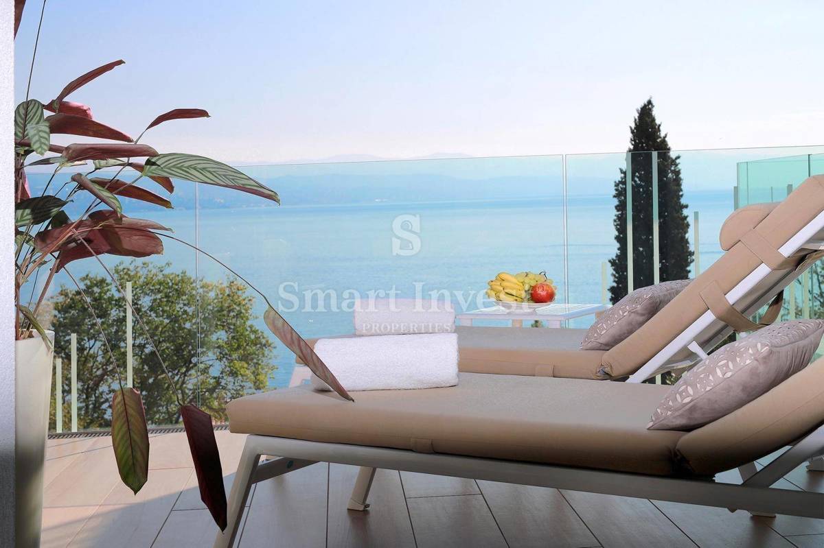 OPATIJA, lussuoso appartamento trilocale con vista mare in un nuovo edificio