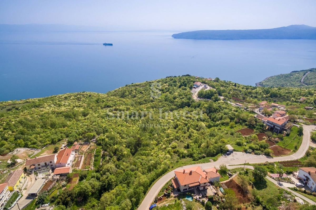 OPATIJA RIVIERA - SVETA JELENA, Building land of 2.139 m2 with sea view