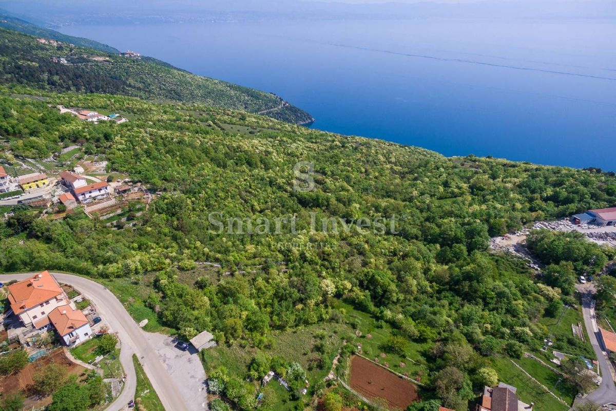 OPATIJA RIVIERA - SVETA JELENA, Building land of 2.139 m2 with sea view
