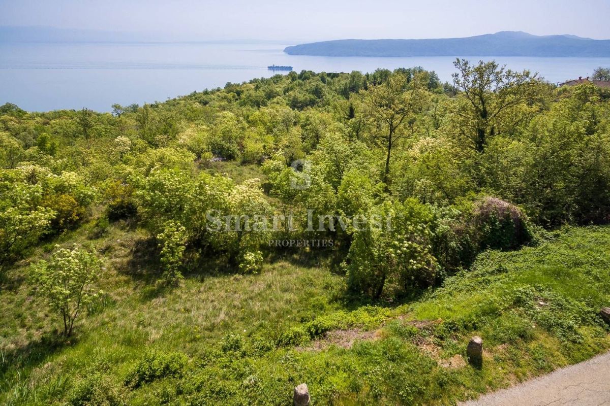 OPATIJA RIVIERA - SVETA JELENA, Building land of 2.139 m2 with sea view