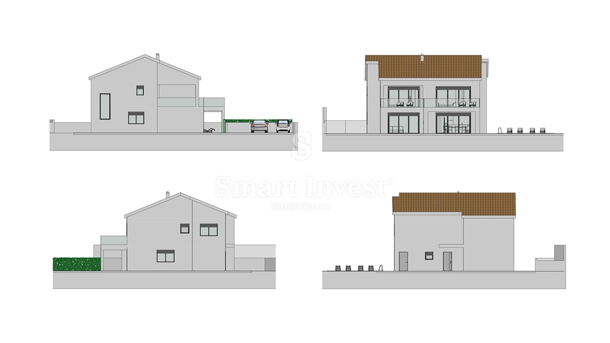 ABBAZIA - POBRI, casa non finita su un terreno di 1199 m2