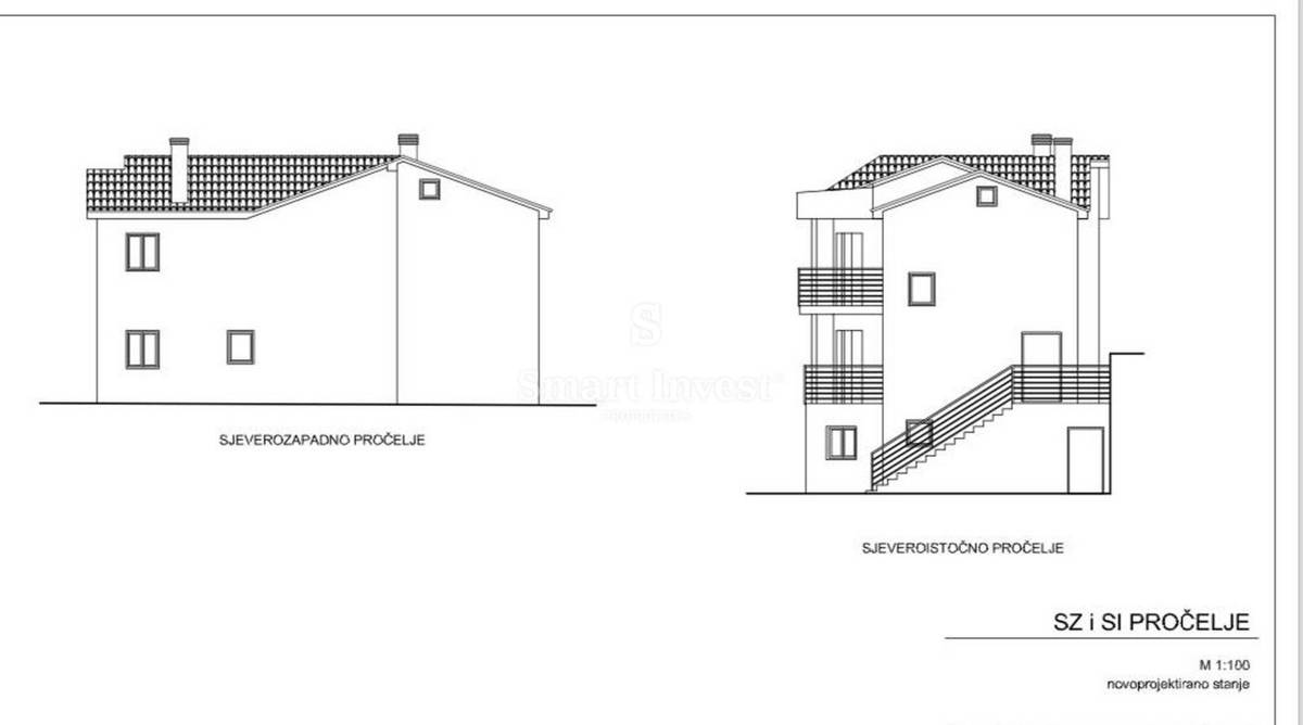 RIVIERA OF OPATIJA, House with 3 apartments, with sea view, for sale