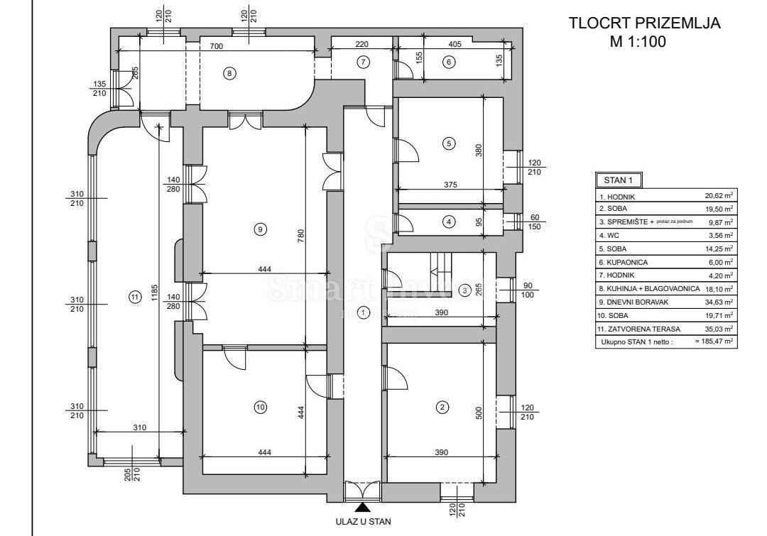 Appartamento Opatija - Centar, Opatija, 185m2