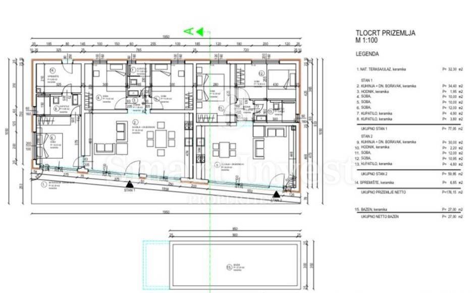 ISTRIA - LABIN, nuova villa con 2 appartamenti e piscina