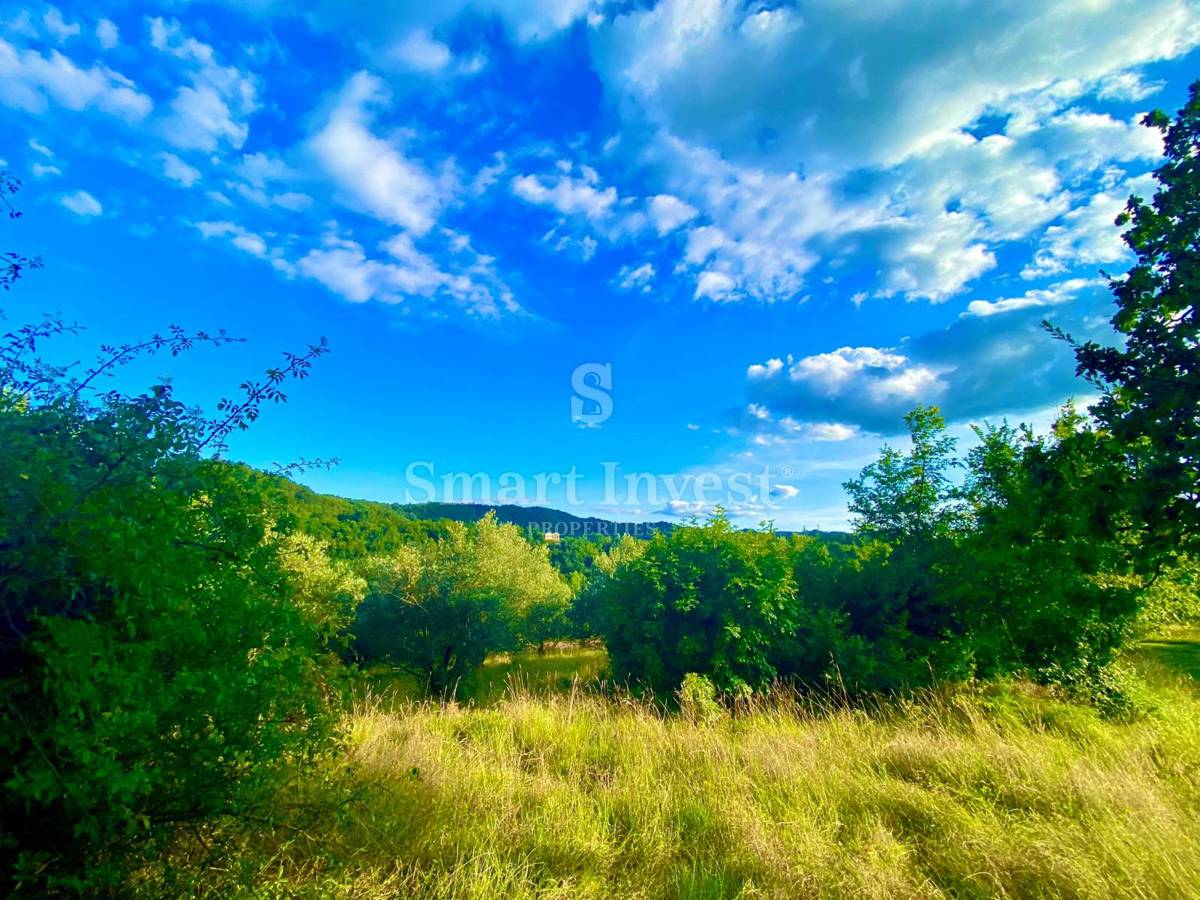 ISTRIA - HUM, terreno edificabile con ruderi da ristrutturare