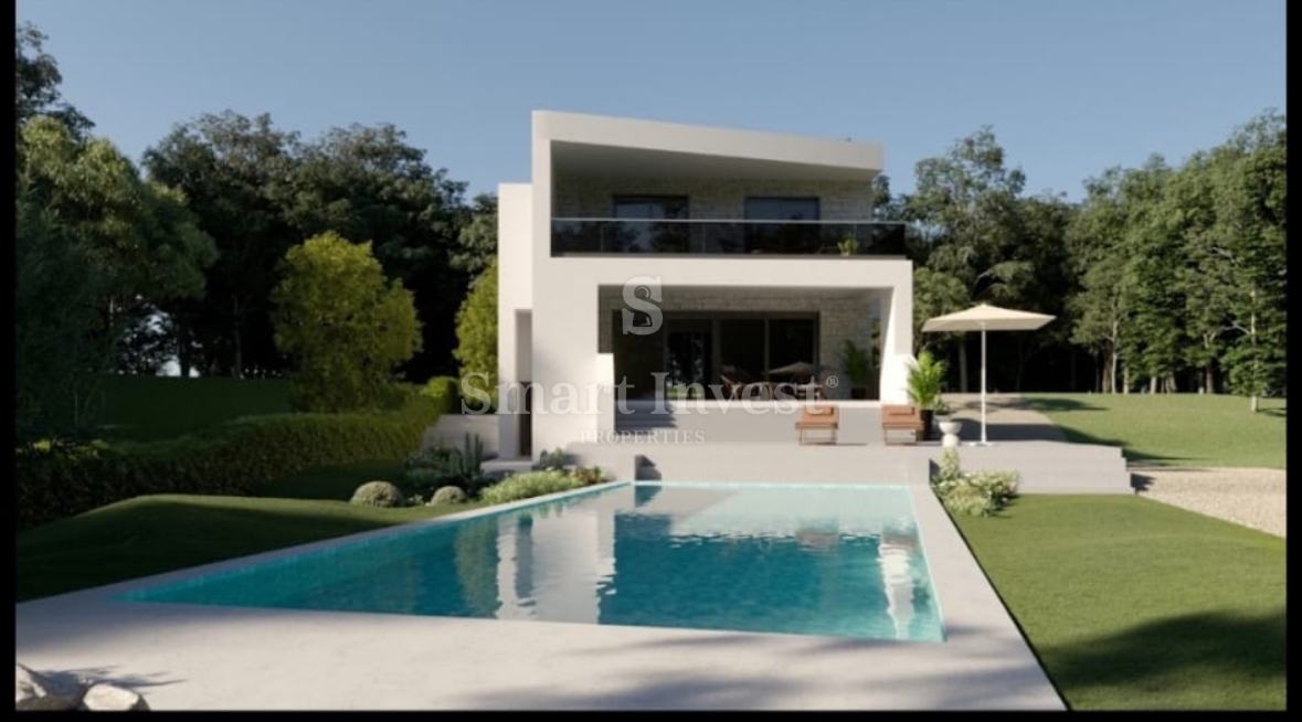 PARENZO - KAŠTELIR, terreno con permesso di costruire