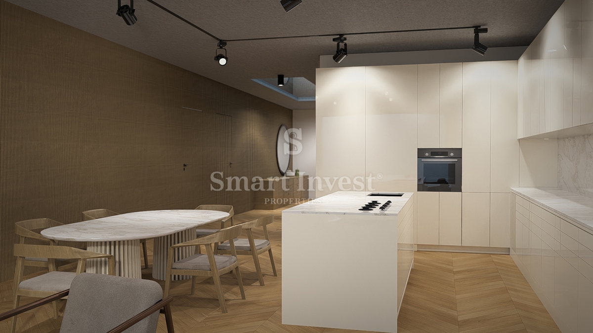 IČIĆI, attico con terrazza sul tetto e piscina privata